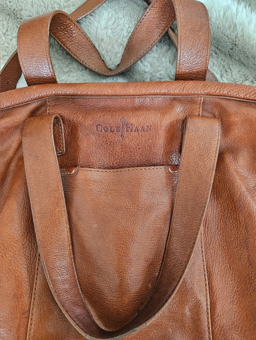 Cole Haan Large Leather Bag - Picture 2 of 10